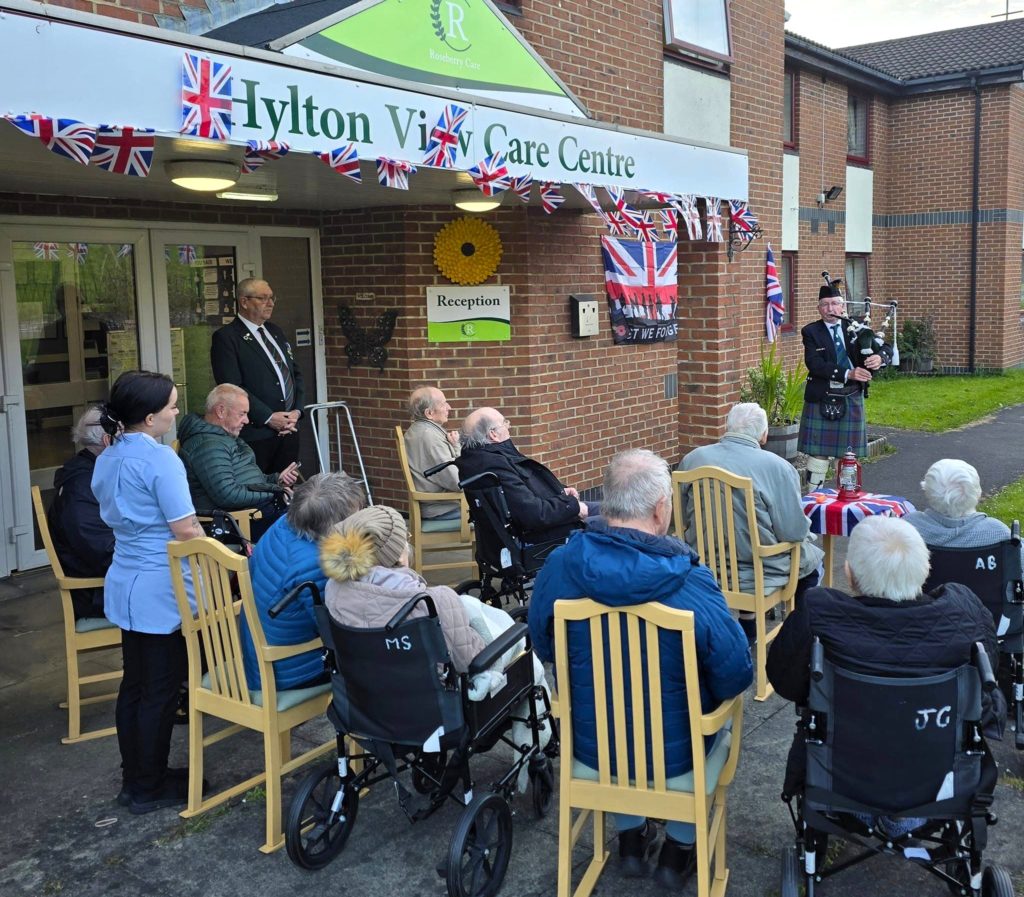 D Day commemoration at Hylton View